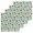 Blue, variant on Black Yellow Sunflower Kitchen Dish Towels for Drying Dishes Set of 2, Summer Botanical Farmhouse Floral Waffle Weave Microfiber Hand Tea Bathroom Towels Quick Dry & Absorbent Towel 15.7x23.6