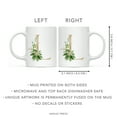 thumbnail image 5 of Koyal Wholesale Ceramic Coffee Mug, Exotic Tropical Monogram, Letter L, 5 of 5