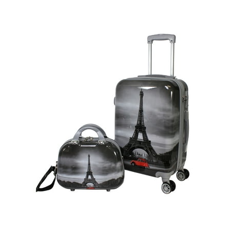 Destination 2 Piece Carry-on Hardside Spinner Luggage Set