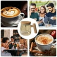 thumbnail image 2 of Glass Stirring Coffee Cup Automatic Brewing Instant Coffee Milk Soy Milk Water Cup With Lid, 2 of 9