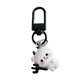 thumbnail image 2 of Llavero de Halloween Accesorio | Llavero de plástico con patrón mono para llaves de coche, bolso mochila bolso | Broche metálico para langosta | Negro | 6x2cm | 1 pieza incluida, 2 of 6