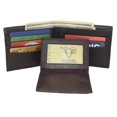 thumbnail image 6 of Cavelio RFID Real Leather Wallets for Men - Bifold Removable ID Holder Men's Wallet with Gift Box Brown, 6 of 7