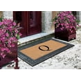 thumbnail image 5 of A1HC Natural Rubber & Coir 24x36 Monogrammed Doormat For Front Door, Anti-Shed Treated Durable Doormat for Outdoor Entrance, Heavy Duty, Low Profile, Easy to Clean, Long Lasting Front Porch Entry Rug, 5 of 7