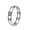 4MM Silver, variant on Men's Women's Stainless Steel Christain Cross Polished Ball Dome Plain Wedding Band Ring 6MM Gold Size 6
