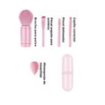 thumbnail image 4 of Set de mini brochas de maquillaje travel size Equate 4 brochas y 1 mini esponja con estuche, 4 of 4