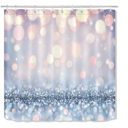 Glitter Shiny Shower Curtain Sparkle, Shiny Sparkle Glitter Shower Curtain