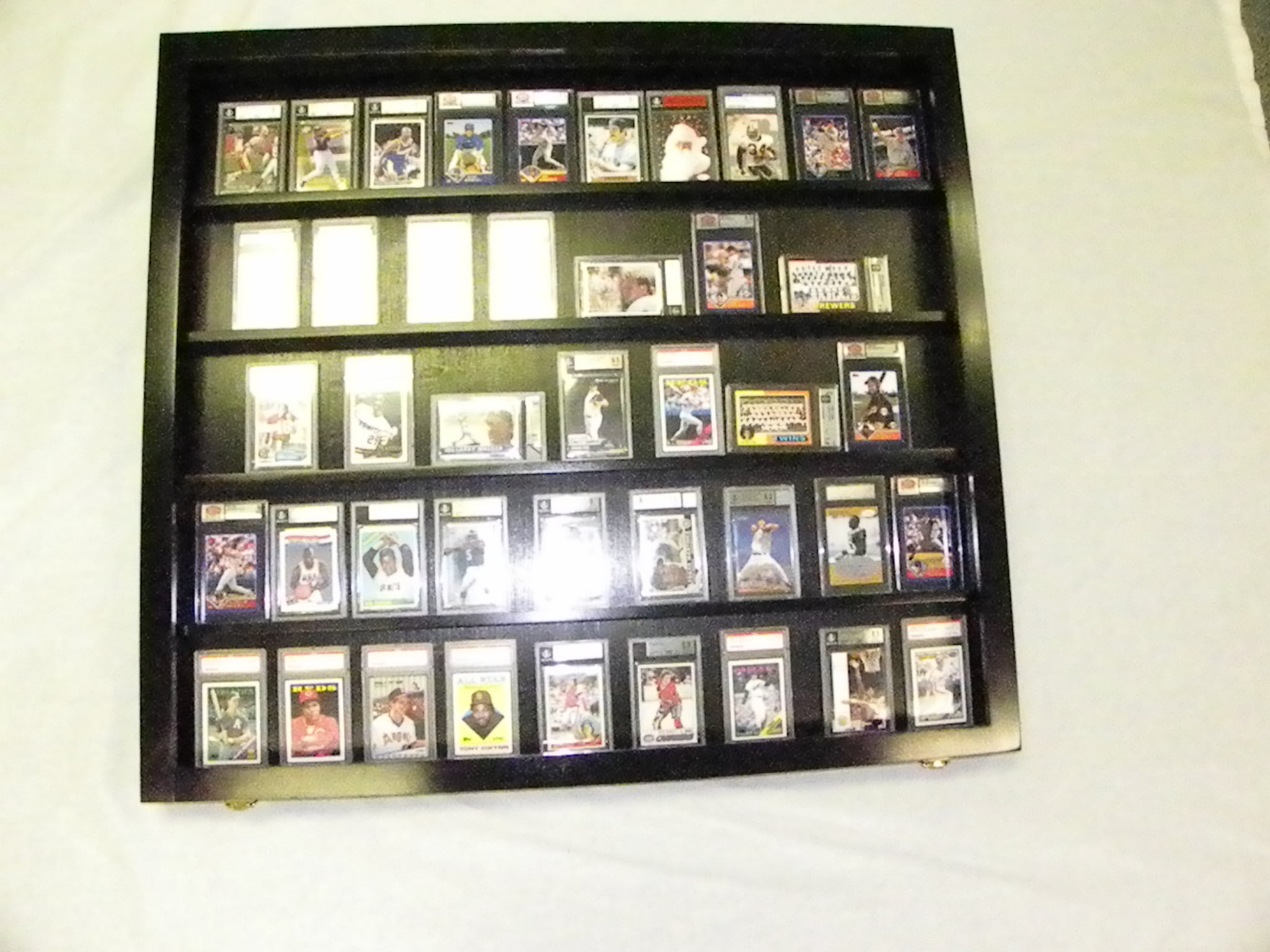 Card Display Case for Graded PSA Cards Beckett Deep holds 50 