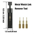 thumbnail image 3 of Kit para Quitar Eslabones de Reloj, Kit de Reparación de Correas, Herramienta para Ajustar el Tamaño de la Pulsera, Extractor de Pasadores para Ajustar el Tamaño de la Correa., 3 of 7