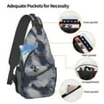 thumbnail image 4 of ZICANCN Crossbody Sling Bag for Men Women - Camouflage Casual Shoulder Backpacks for Travel Sport Climbing Runners Daypack, 4 of 9