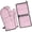 Pink Cute French, variant on Pink Cute French Bulldogs Kitchen Oven Mitt and Pot Holder Sets 2 Pcs for Baking, Cooking and Grilling, Heat Resistant Up To 392 °F