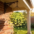 thumbnail image 1 of Artificial Morning Glory Wall Hanging Garland Set, 2 Pack Rattan Trailing Vines, Synthetic Outdoor Decor, Multi-Color, 77 x 20 x 20 cm, 1 of 6