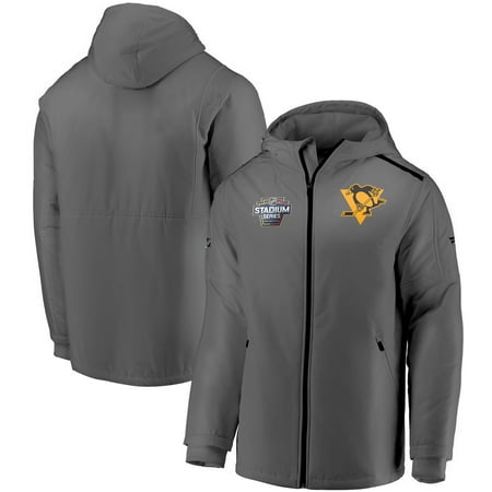 Pittsburgh Penguins Fanatics Branded 2019 Stadium Series Authentic Pro Hooded Jacket - (Best Hood Web Series 2019)