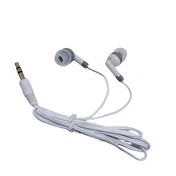 Earbuds in-Ear Headphone for School Classroom Library Travel 3.5mm Cord