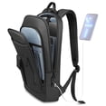 thumbnail image 1 of Business Backpack for Men, 15.6 Inch Slim Lightweight Laptop Backpack with USB Charging Port, Water-resistant Anti-theft Small Travel Computer Backpa, 1 of 8