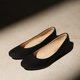 thumbnail image 4 of Zapatos DREAM PAIRS Mila Negro Ante Tacón Bajo y Grueso, 4 of 7