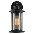 thumbnail image 3 of CHLOE Lighting CRICHTON Transitional 1 Light Textured Black Outdoor Wall Sconce 11" Tall, 3 of 4