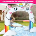 thumbnail image 6 of DSstyles Kids Sprinkler, Summer Inflatable Arch Sprinkler Water Sprinkler Toys for Boys and Girls, Outdoor Water Game for Party Backyard Suitable for babies boys girls and children, 6 of 8