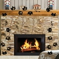 thumbnail image 2 of ZToonmas 118In 20Led Halloween Decorations Indoor, Halloween Wreaths, Halloween Black Maple Leaf String Lights, Fireplace Decorative Light, Ideal for Porch, Yard, Bar, Party, 2 of 7