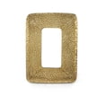 thumbnail image 3 of 27.5" x 20" x 1.75" Gold Coastal Style Cobbly Cosmetic  Mirror, 3 of 4