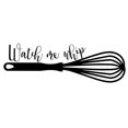thumbnail image 4 of Decal Serpent Watch Me Whip Whisk Funny Parody Cooking Baking Kitchen Apron - Navy Blue, 4 of 6