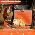 thumbnail image 2 of Pet Deluxe Chicken Coop Heater, Chicken Heater for Inside Coop 200W with Remote Control Timing Function, Adjustable Temp, Light, Perfect Chicken Coop Accessories Kitten Puppy Pets for Winter, 2 of 8