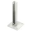 CRL PSB3AW Sky White AWS Steel Stanchion for 90 Degree Rectangular Corner Posts