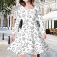 thumbnail image 2 of TJAZFJPA Robe de Pâques Filles Diy Imprimée Robe de Princesse pour Enfants et Filles Robes Filles Taille 8, 2 of 5