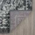 thumbnail image 5 of Diamond Transitional 4' x 5' Gray and Cream Polypropylene Indoor Area Rug, 5 of 8