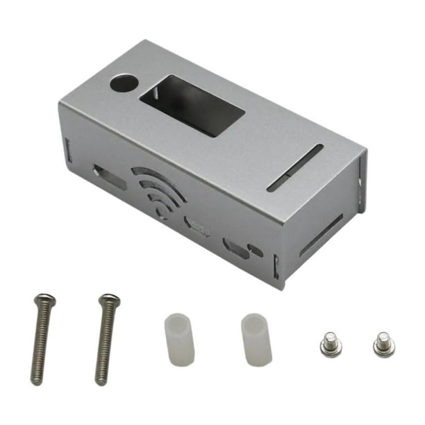Estuche para placa de expansión con tornillo, portátil, resistente al desgaste, robusto, premium, fácil de instalar, carcasa protectora con disipador plata