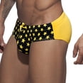 thumbnail image 4 of Wo-Fusoul Swimming Trunks for Men Low Waist Drawstring High Vent Quick Dry Underpants Black, 4 of 4