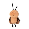 thumbnail image 3 of Peluche de cucaracha, animal de peluche de cucaracha, decoración coleccionable para el hogar, adorable Negro, 3 of 9