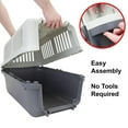 thumbnail image 2 of SportPet 24 Inch Durable Plastic Dog Kennel, 2 of 6