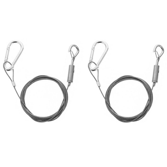 MasteelfCA 2 Pcs Corde de Suspension pour Cadre Robuste en Acier Inoxydable pour Lampe
