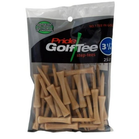 Pride Prolength 2 3/10,2 Cm Tees De Golf (2 Paquetes) 100 Count Color Blanco