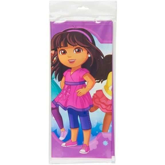 Dora & Friends Plastic Table Cover 54" x 96"