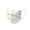 White, variant on Disposable Face Mask 10 Pack Adult Navy Blue Cream Colors 3 Layer Breathable Non Woven Mouth Cover with Elastic Ear Loops for Daily Use Office Travel Outdoor