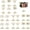 photo holders in short style, variant on OuMuaMua 18Pcs 2026 Graduation Party Gold Photo Holders for Table Centerpieces, Grad Cap Stands 2 inch for Indoor Outdoor Grad Party Decoration