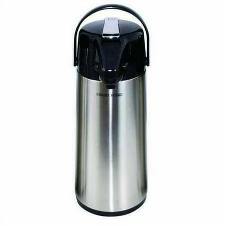 Crestware Leaver Airpot, Glass Lined, 2.2 Liter