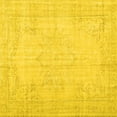 thumbnail image 1 of Ahgly Company Indoor Square Persian Yellow Traditional Area Rugs, 7' Square, 1 of 4