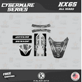 thumbnail image 2 of Kalair GFX Graphics Kit for Kawasaki KX65 (1999-2024) Cyberware Series, 2 of 5