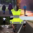 thumbnail image 4 of TOPTIE Reflective Vests Running Gear, High Visibility Safe Vest with 2 Reflective Bands and 1 Bag-Neon Yellow, 4 of 6