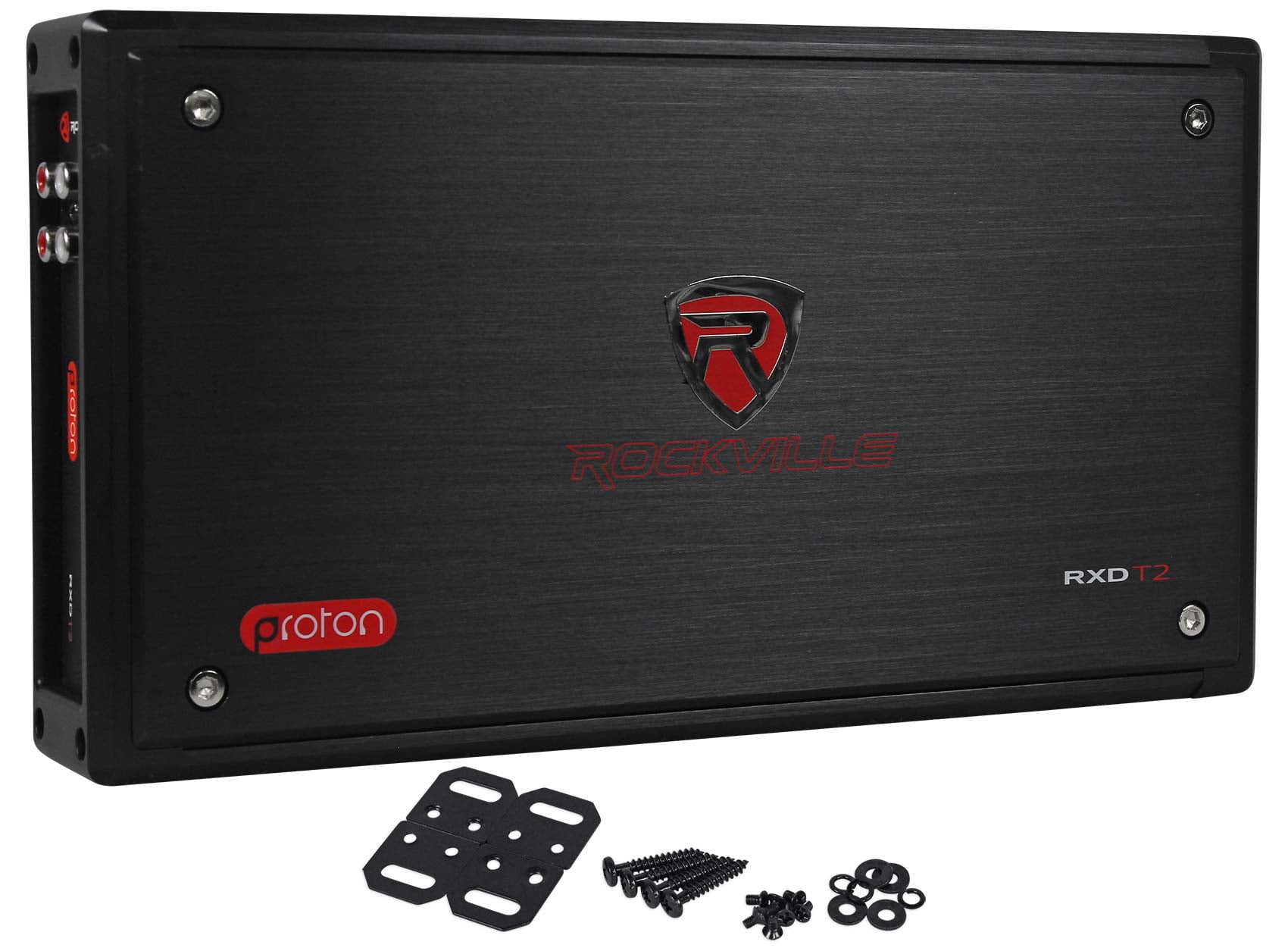 Rockville RXD-T2 Micro Car Audio Class D Amplifier 2400w 2 Channel 2x600W RMS