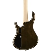 MTD Kingston ZX 5-String Fretless Electric Bass Guitar Transparent Black Ebonol Fretboard