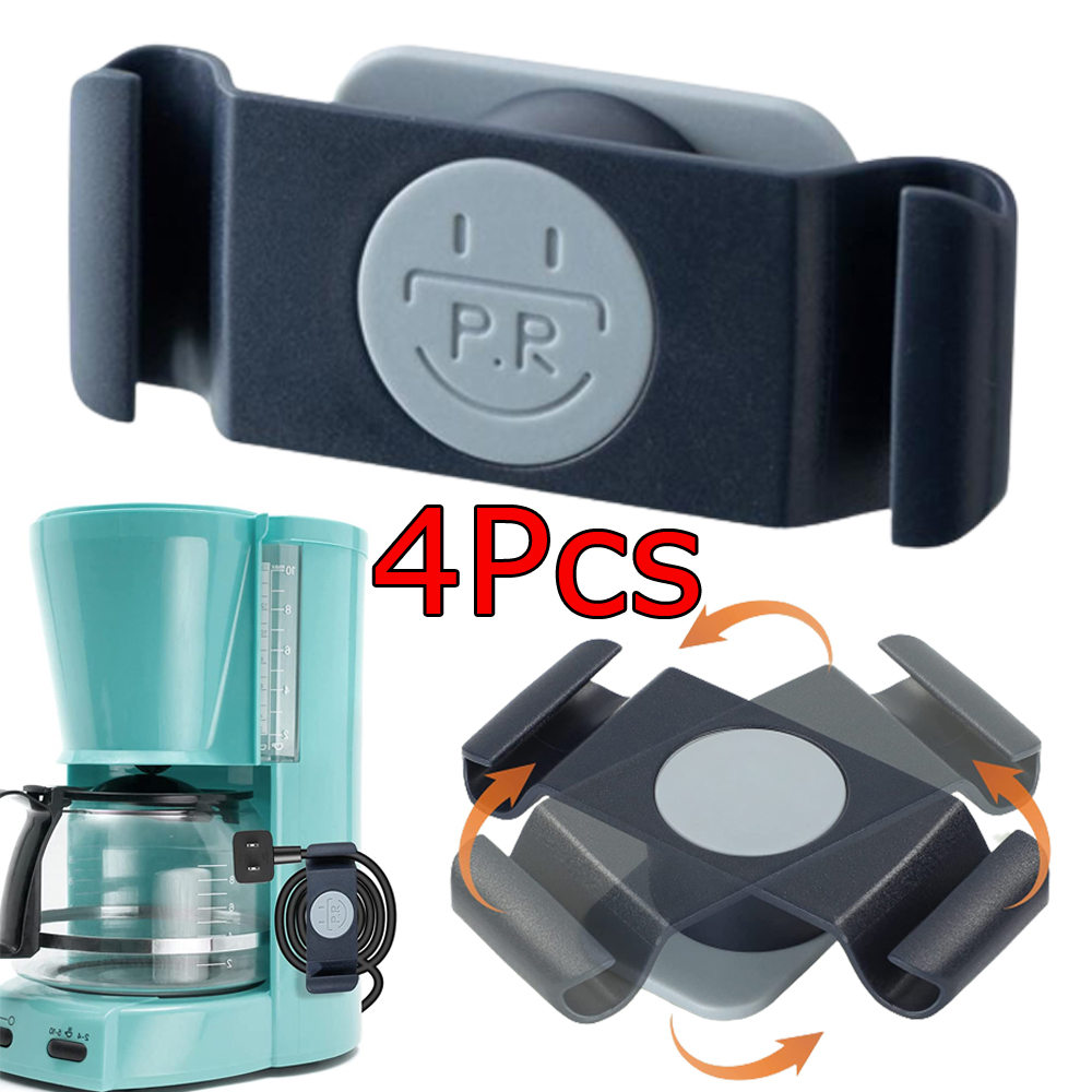 4Pcs Kitchen Appliance Cord Wraps, Appliance Cord Holder, Small