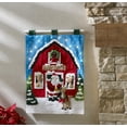 thumbnail image 2 of Bucilla Felt Applique Holiday Wall Hanging Kit - Santa's Reindeer Barn, 2 of 7