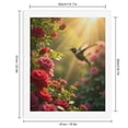 thumbnail image 2 of Paint By Numbers Kit for Adults Beginner - DIY Hummingbird Among Red Roses Canvas Painting Kits for Adults, Frameless Paint By Number for Adults for Home Wall Decor 16x20 Inch, 2 of 7