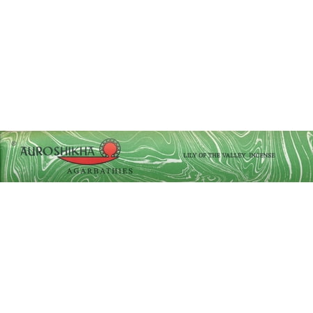 Lily of the Valley , Auroshikha Incense 10 Gram (8-15 Stick) Package, Premiere Quality Incense From (Best Incense Sticks In India)