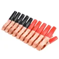 thumbnail image 3 of 10pcs 30A Crocodile Spring Clamp Red & Black Car Battery Clip Cables Alligator  Charger  Voltage Testing Tool Accessory,R and B, 3 of 7