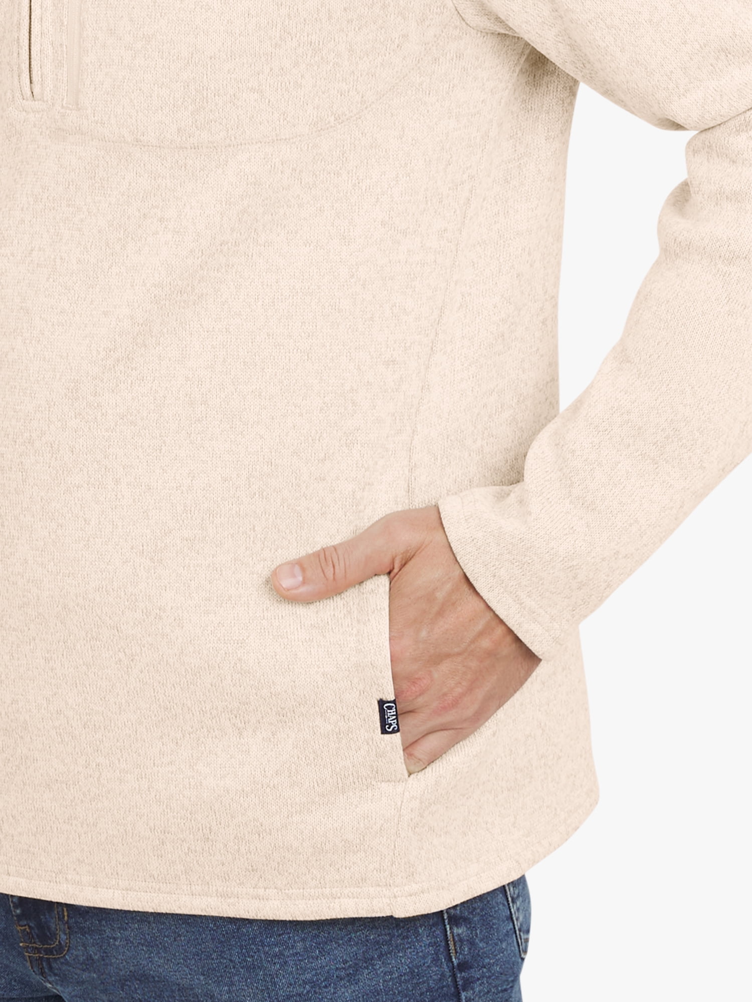 Chaps Men's & Big Men's Quarter Zip Fleece Sweater, Sizes S-3XL
