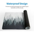 thumbnail image 4 of Desk Mat,Large Mouse Pad 31.5x11.8 Inch XL Extended Gaming Mouse Pad Mat with Non-Slip Base Stitched Edges Mousepad for Computer,Office,Keyboard and Laptop - Fog Misty Forest, 4 of 6